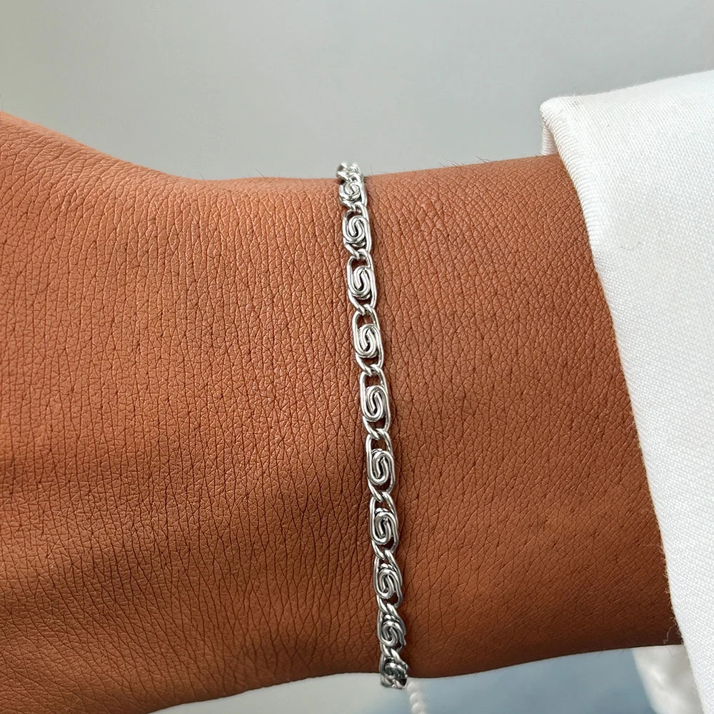 Paper Clip Chain Luxury Bracelet