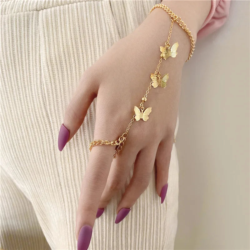 Heart Chain Bracelet