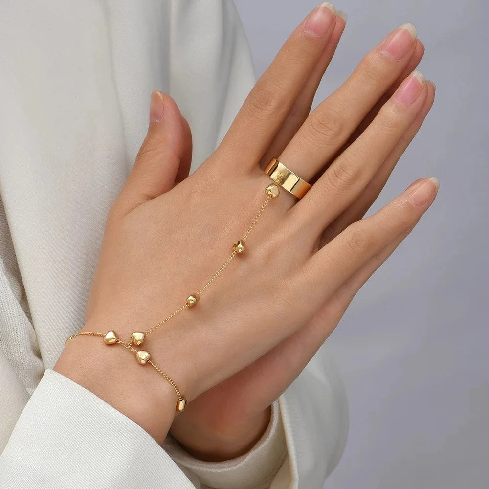 Heart Chain Bracelet
