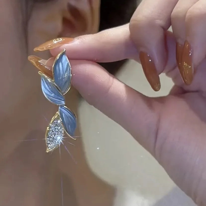Leaf Stud Earrings