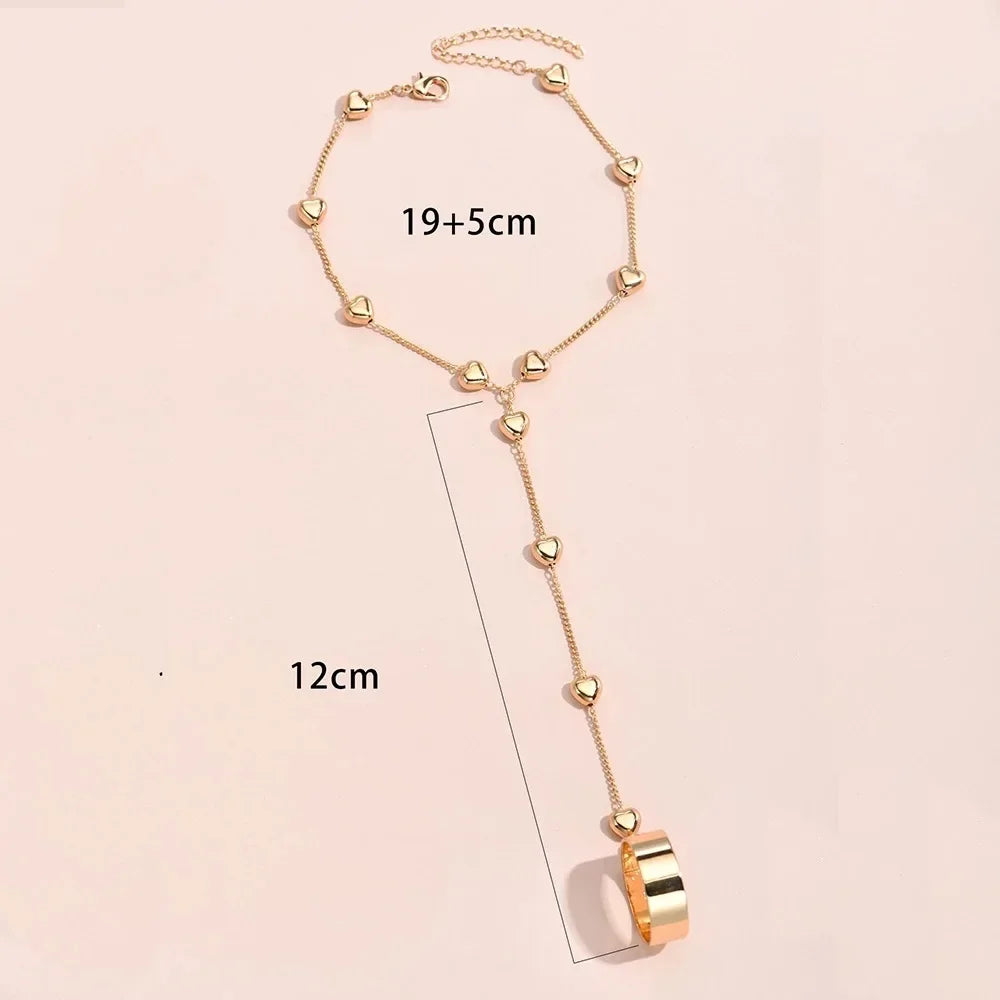 Heart Chain Bracelet