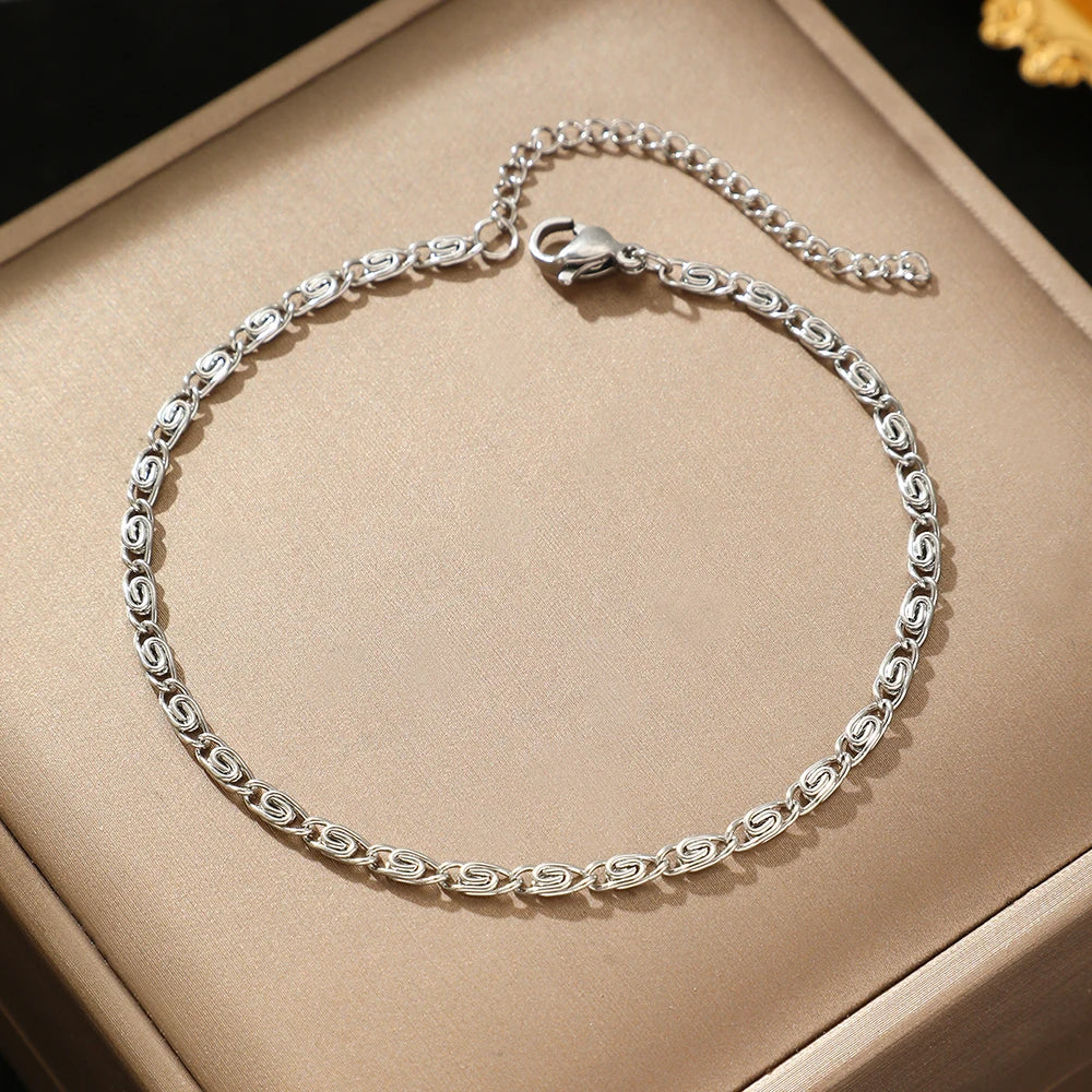 Paper Clip Chain Luxury Bracelet