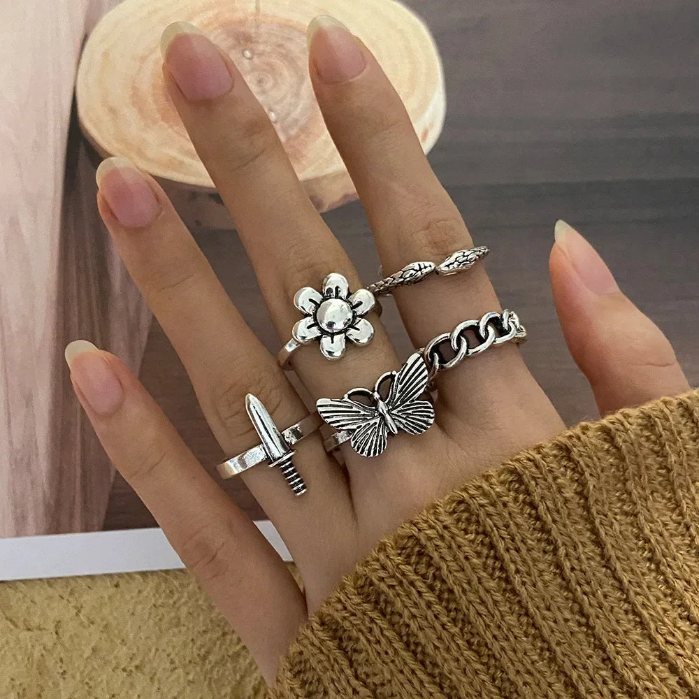 10Pcs Rings Suit