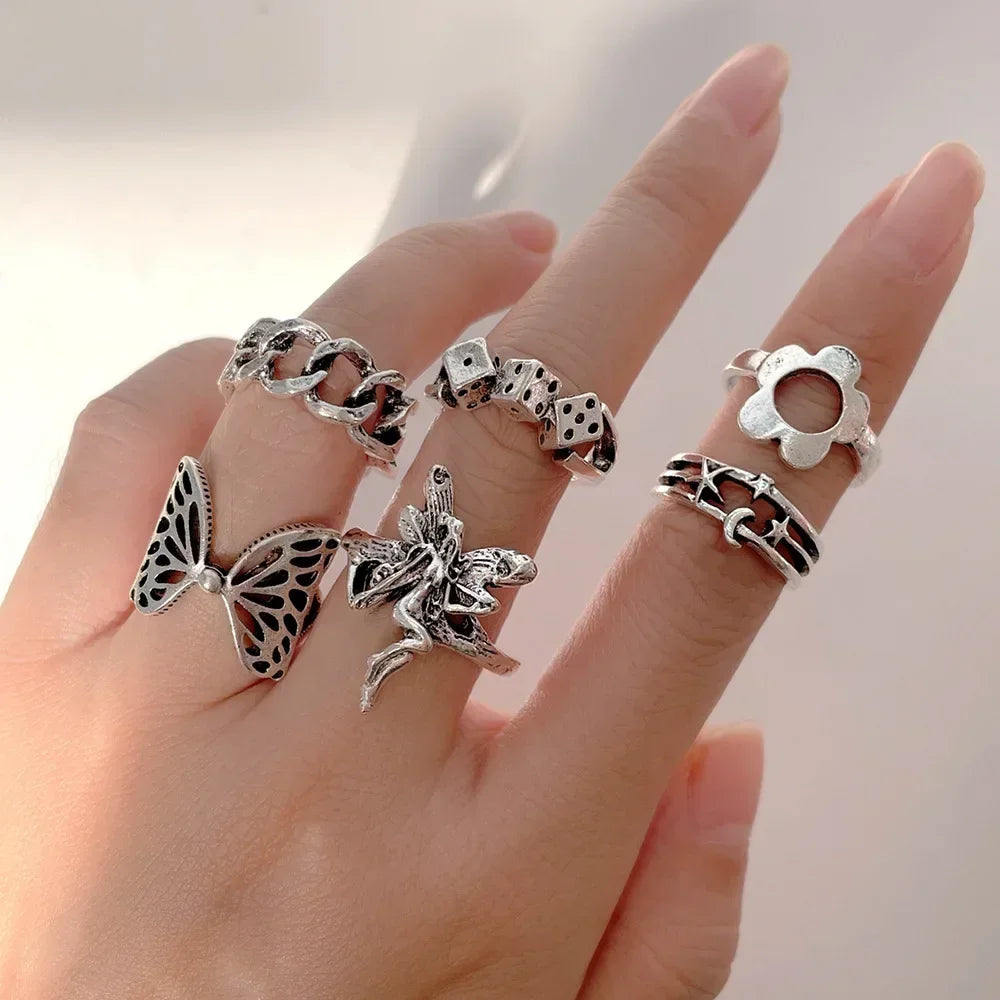 10Pcs Rings Suit