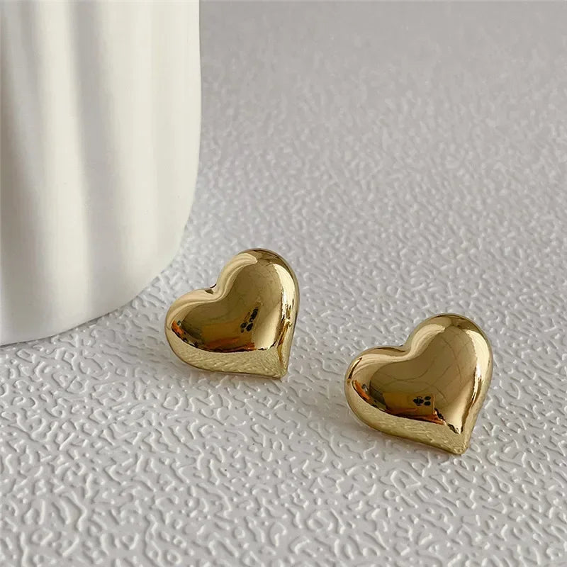 Heart Stud Earrings