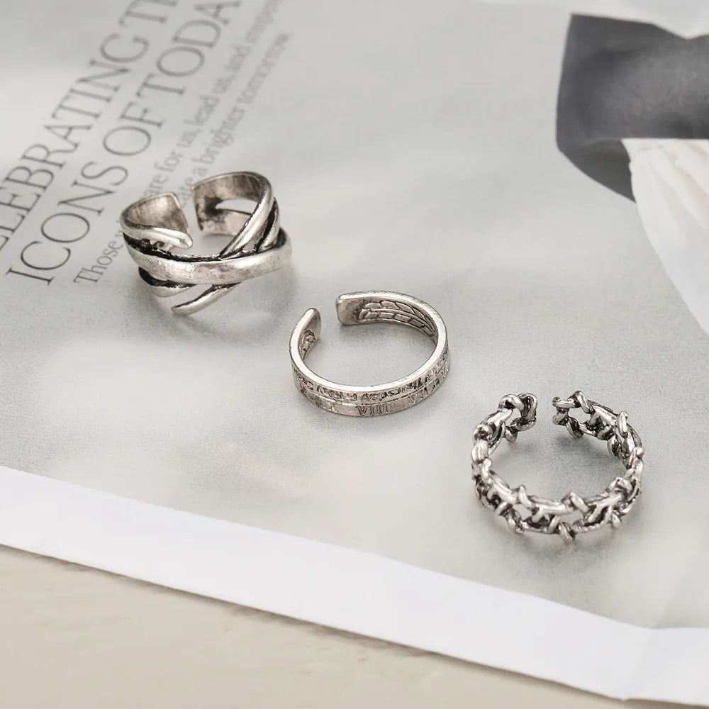 Open Cool Rings Set