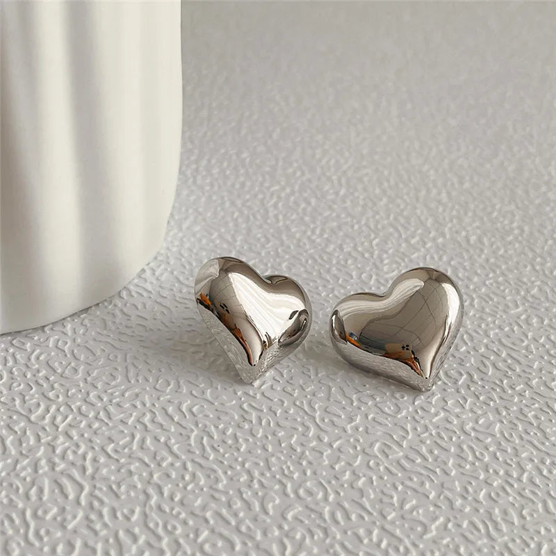 Heart Stud Earrings