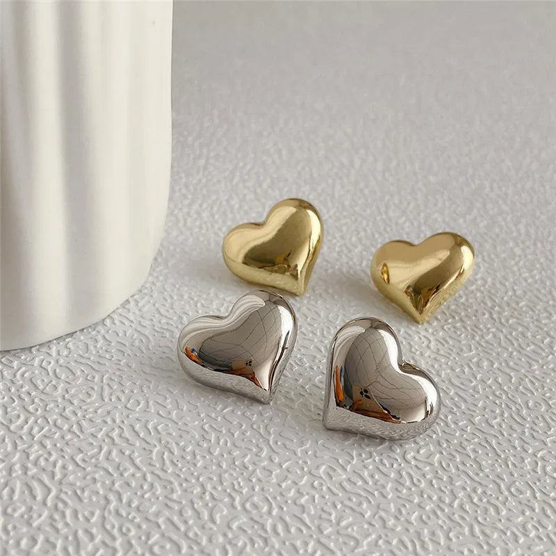 Heart Stud Earrings