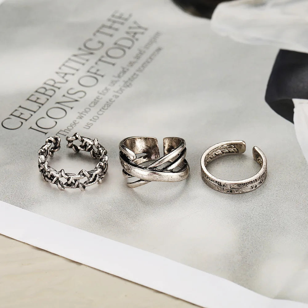 Open Cool Rings Set