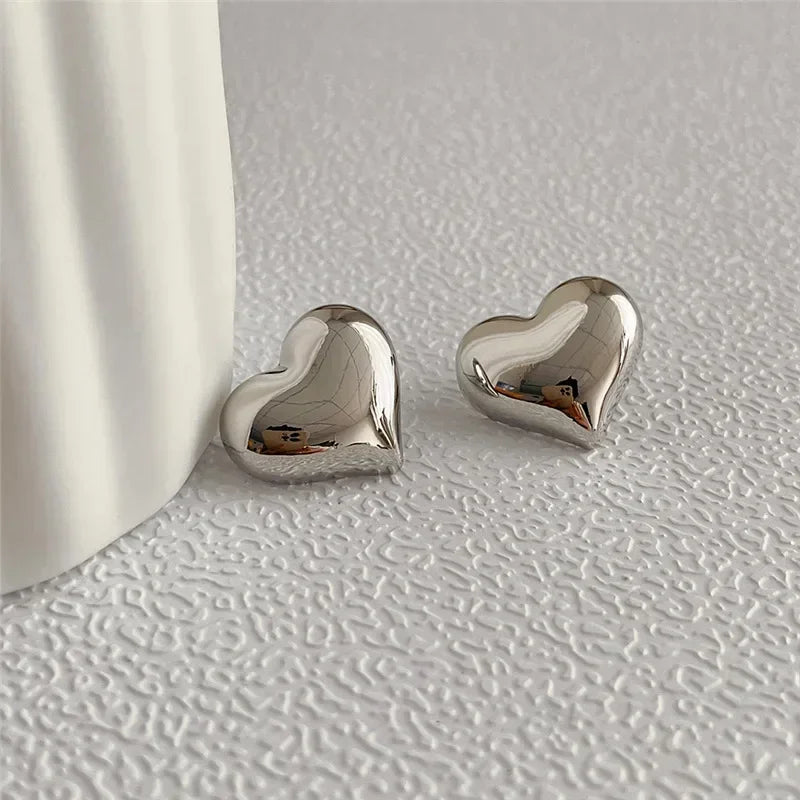 Heart Stud Earrings