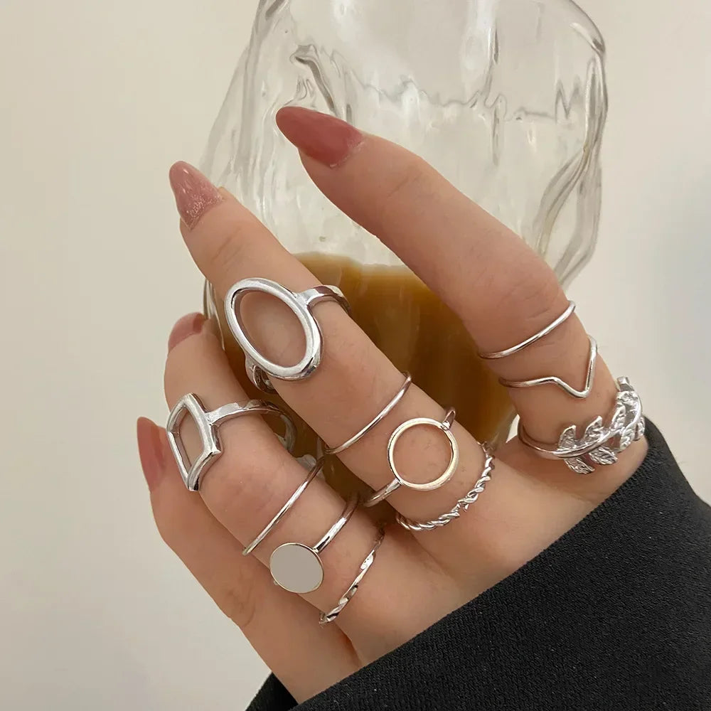 10Pcs Rings Suit