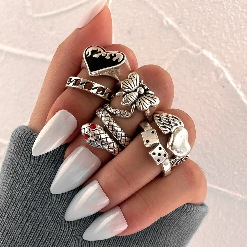 10Pcs Rings Suit