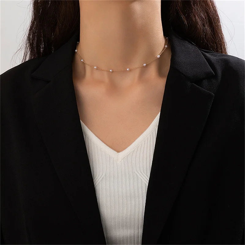 Pearl Choker Necklace